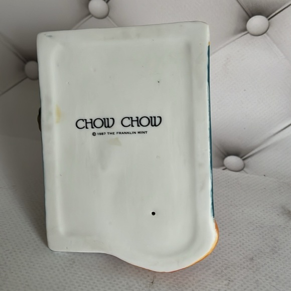 Vintage Franklin Mint Chow Chow Figure 1987 - Picture 5 of 5